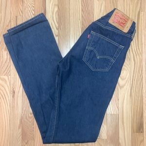 Levi's Men's Slim Straight Jeans - Dark Blue